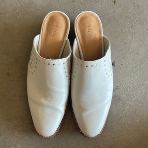 Joie white boots